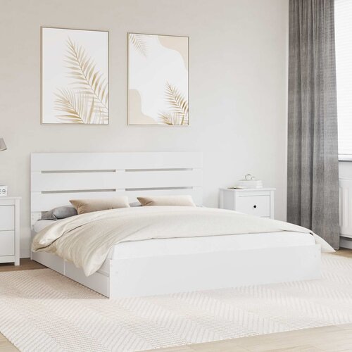  s od storage Bijelo 180 x 200 cm Konstruirano drvo Cijene