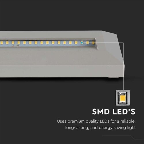  LED spolja&amp;scaron;nje svetlo za stepeni&amp;scaron;te LED/3W/230V IP65 3000K siva Slike