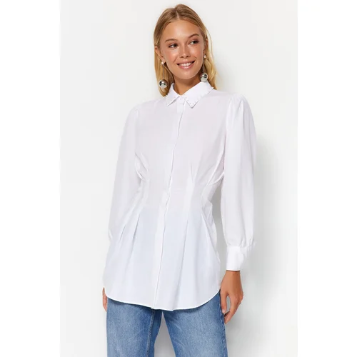 Trendyol Shirt - White - Fitted