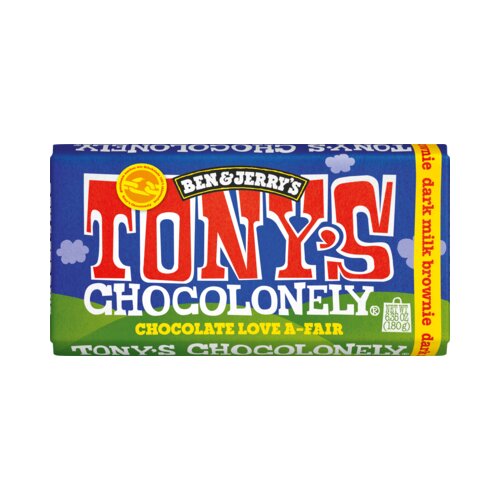 Tony's Chocolonely Temna mlečna čokolada 42% z brownie koščki Cene