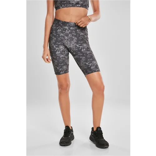 Urban Classics Women's High Waist Camo Tech Cycle Shorts Dark Digital Camouflage Urban Classics Women's High Waist Camo Tech Cycle Shorts Dark Digital Camouflage