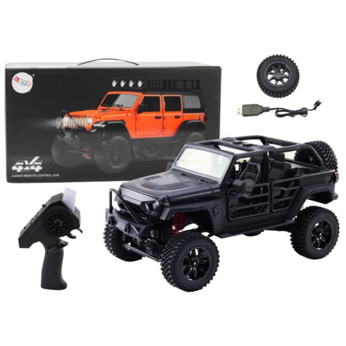  Terensko vozilo na daljinsko upravljanje RC 2.4G 4x4 pogon crno Slike