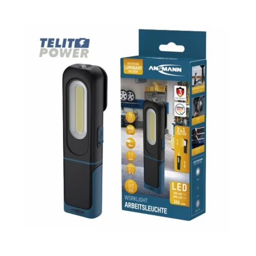 Ansmann WL350R punjiva radna lampa – COB/SMD LED, 350 lm, USB-C Cene