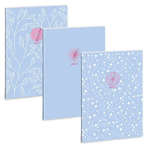 Ars Una Zvezek s točkovno mrežo A4 z dodatnimi sponkami : Soft Touch Skyblue Spring Cene