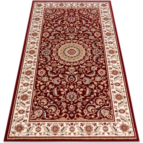 RugsX Preproge Volnena preproga NAIN Rozeta, okvir 7176/51066 bor 80x150 cm Bordo Cene