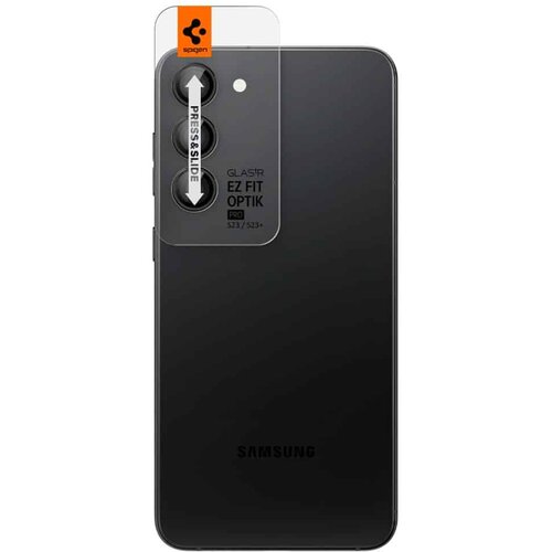 Spigen Optik.TR EZ FIT steklo za kamero (2 kosa) za Samsung Galaxy S23 / S23 Plus/ S24 Slike