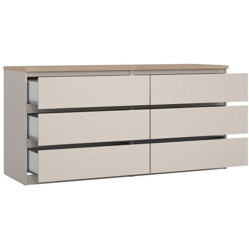 Tvilum Kremno bela komoda 154x76x50 cm Naia &amp;ndash; Slike