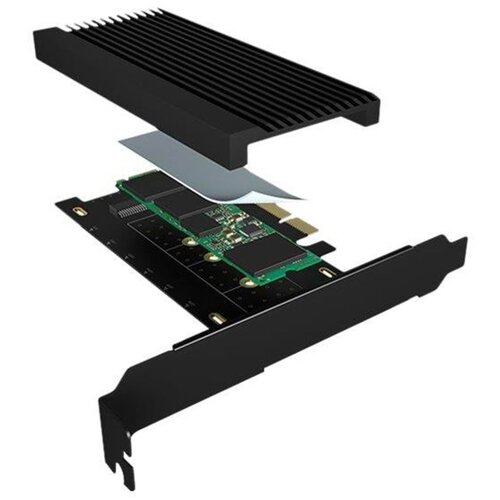 Icybox Kontroler IB-PCI208-HS, PCIe 4.0 x4 - M.2 SSD NVMe, s hladnjakom Cene