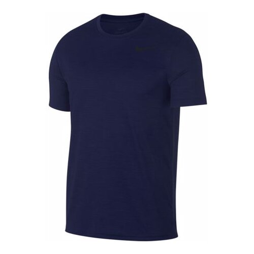 Nike Mens's Superset Train T-Shirt, Blue Void/Black, (20493624) Cene