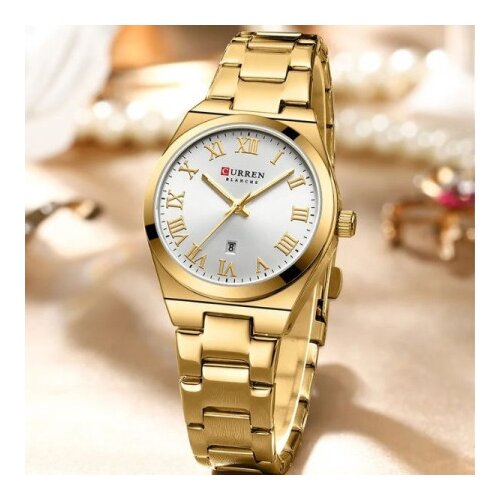 Curren 9095 gold white sat Cene