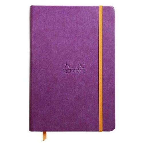  Notes A5, Rhodia Rhodiarama webnotebook, diktando crte, violet Slike