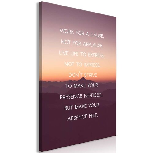  Slika - Make Your Absence Felt (1 Part) Vertical 80x120 Slike