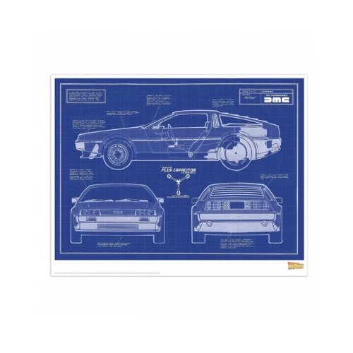 Fanattik Back to the Future Art Print 2 ( 068924 ) Slike