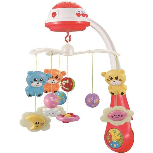 Baby Mix vrtiljak s projektorjem &amp;ndash; Red Slike