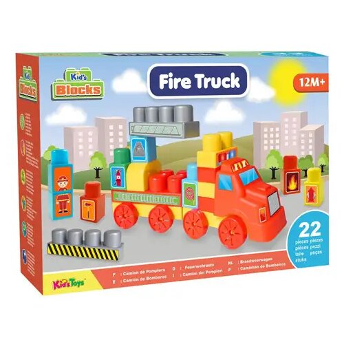 Magic Toys Fire Truck set sa kockicama 22kom Cene