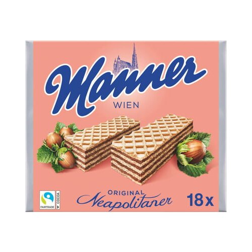 Manner Velike napolitanke - 18x75g Cene
