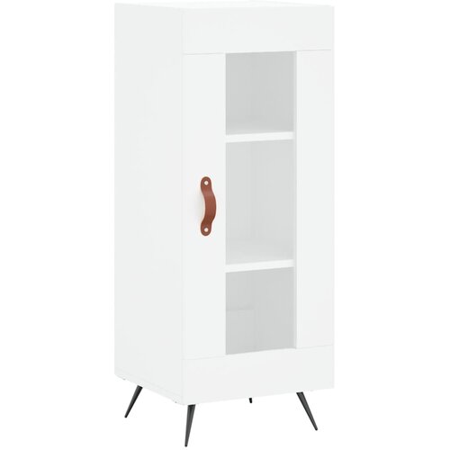  Visoka komoda bijeli 34,5x34x180 cm od konstruiranog drva Slike