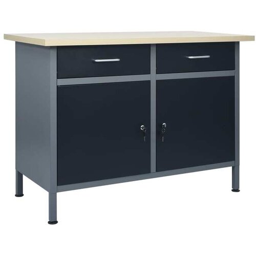  Radni stol crni 120 x 60 x 85 cm čelični Cijene