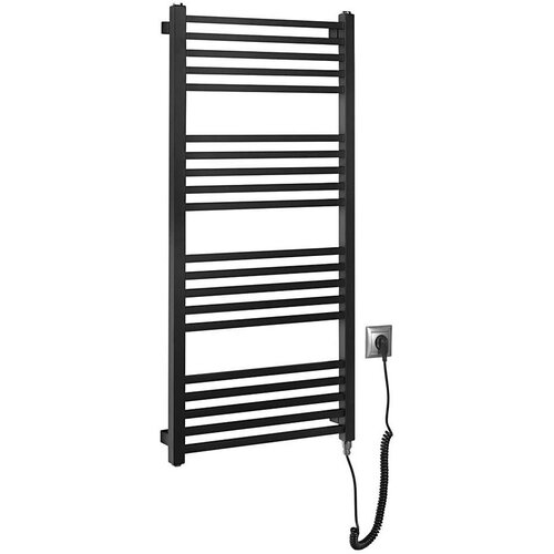 Sapho električni sušač za peškire metro-e 400W 106x50 cm mat crna Cene