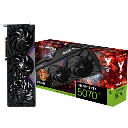 Gainward Grafična kartica nVidia RTX5070Ti Phoenix-S GS - 16GB GDDR7 (NE7507TS19T2-GB2031K), (5000098037) Cene