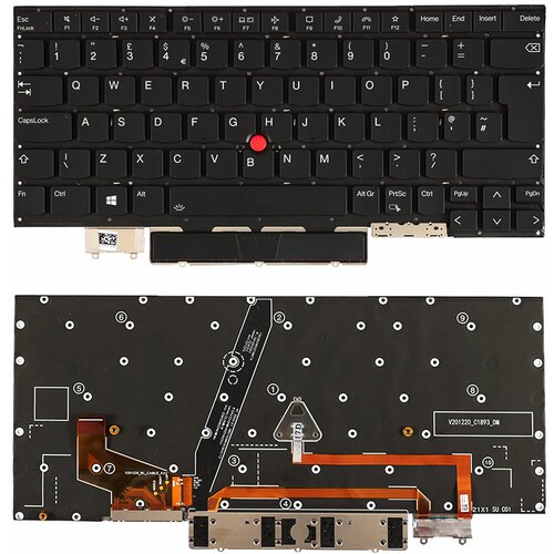  Tipkovnica Lenovo ThinkPad X1 Yoga 6th 7th 8th Gen Cene