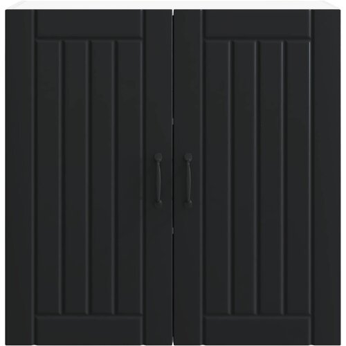  Ormar za Zid Lucca Crna 80 x 31 x 80 cm Konstruirano drvo Slike