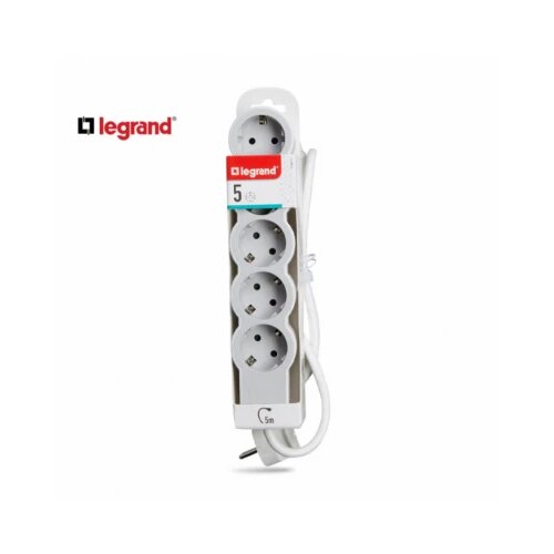 Legrand 694571 produžni blok 5X2P+E 5M (bela/s.siva) Slike