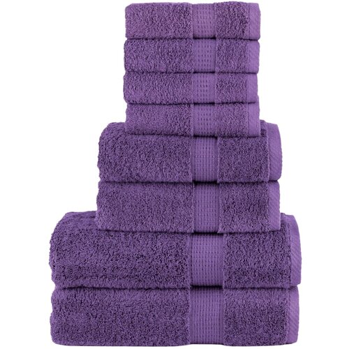  8-dijelni vrhunski set ručnika SOLUND ljubičasti 600 gsm Cijene