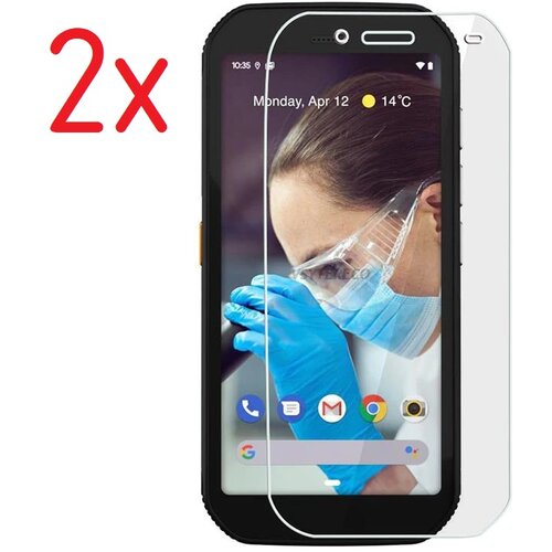  2x za&amp;scaron;čitno kaljeno steklo za Cat S42 Slike
