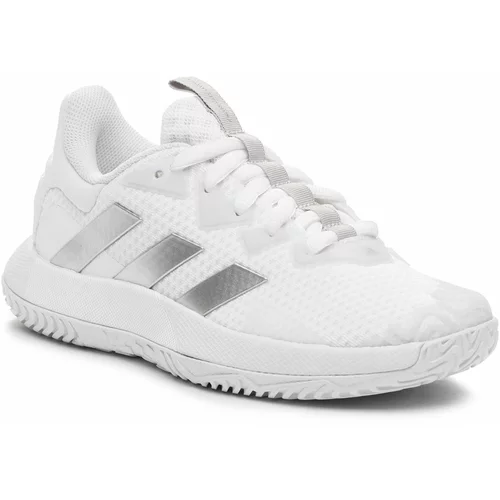 Adidas Čevlji SoleMatch Control Tennis Shoes ID1502 Ftwwht/Silvmt/Greone