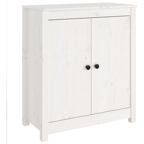Maison Chic Komoda - Predalnik bela 70x35x80 cm trdna borovina, (21716195) Cene