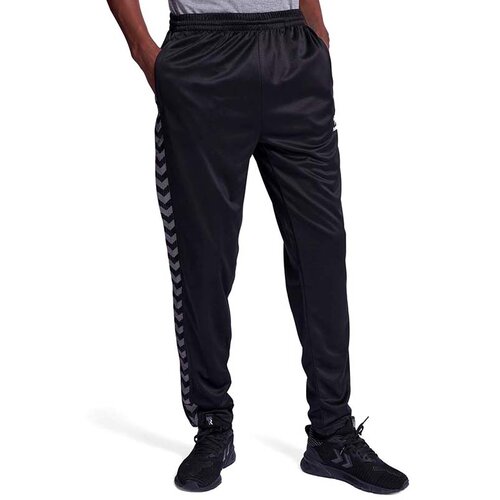 Hummel Sportske hlače siva / crna / bijela Cijene