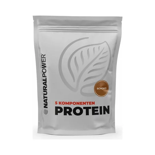 Natural Power 5 Component Protein 1,000g - Chocolate