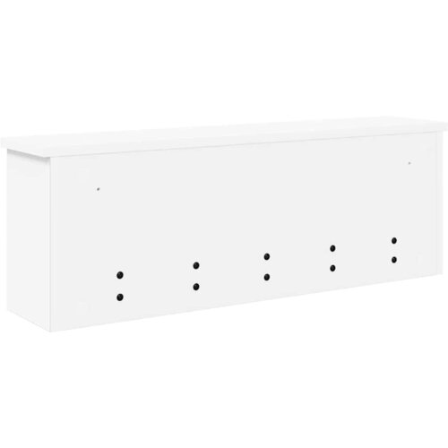  Vje&amp;scaron;alica za kapute na zidu s policom Bijelo 75 x 16 x 26 cm Slike
