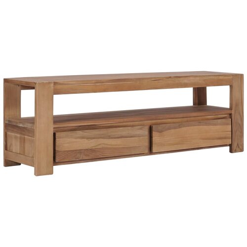 VidaXL TV omarica 120x30x40 cm trdna tikovina Slike