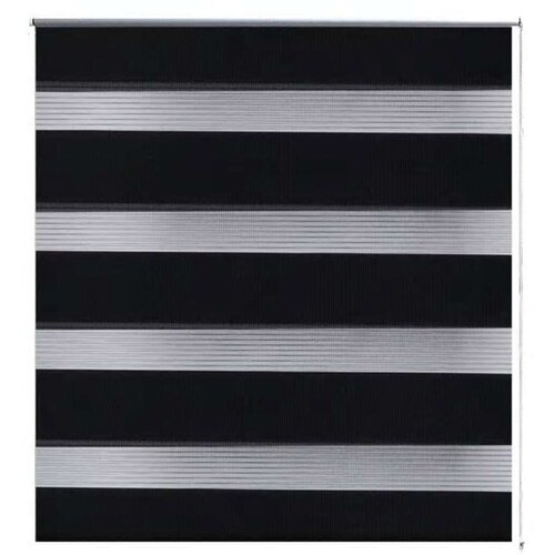 VidaXL rolo crne zavjese sa zebrastim linijama 50 x 100 cm Slike