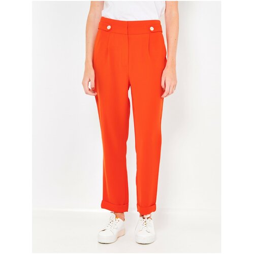 Camaieu Orange Trousers - Women Cene