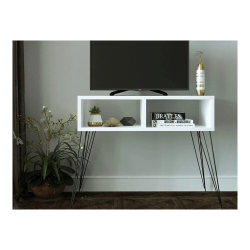 Futrix Tv komoda ukrasne metalne noge belo ( 34003 ) Slike