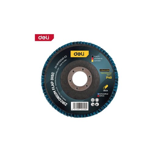 Deli Lamelarni brusni disk Zn inox/metal 125mm G40 EDH-BYP12540-E2 Cene