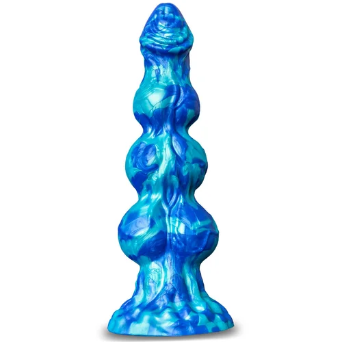 SuperLove Monster Knots Dragon Dildo Blue