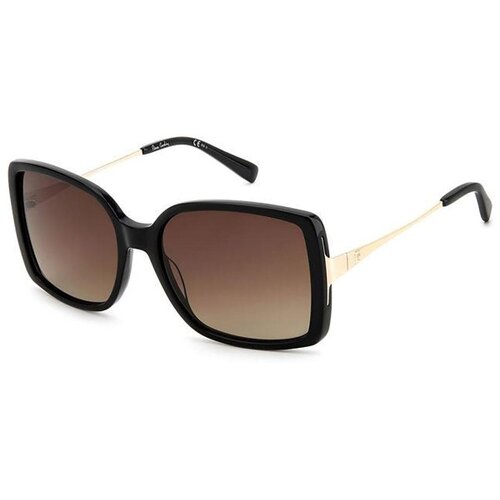 Pierre Cardin P.C.8512/S 807/HA ONE SIZE (58) Črna/Rjava Slike
