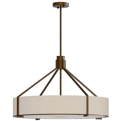 Open Design OR85679 - Luster na &scaron;ipci DORETTO 6xE27/15W/230V &Oslash; 70 cm smeđa/bež Cene