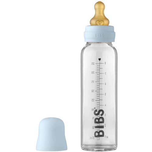 Bibs staklena flašica Baby Blue 225ml Slike