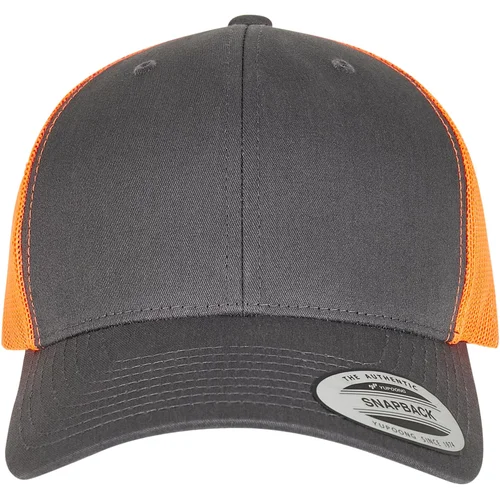 Flexfit Retro Trucker 2-Tone charcoal/neon orange