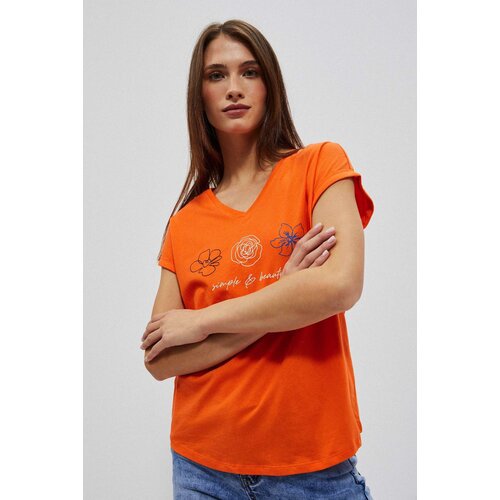 Marisse Women's T-Shirt L-Ts-4037 Orange Cene