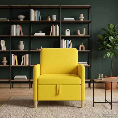 SOFA s pohranom Svijetlo žuta 72 x 78 x 87 cm Poliester Cijene