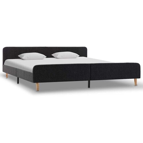  Okvir za krevet od jute tamnosivi 180 x 200 cm - Tamno siva 180 x 200 cm Slike