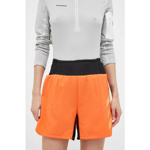 adidas Terrex Športne kratke hlače Agravic ženske, oranžna barva