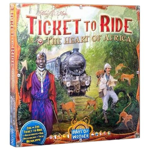 Days of Wonder Dru&amp;scaron;tvena igra Ticket To Ride - The Heart of Africa - ekspanzija Slike