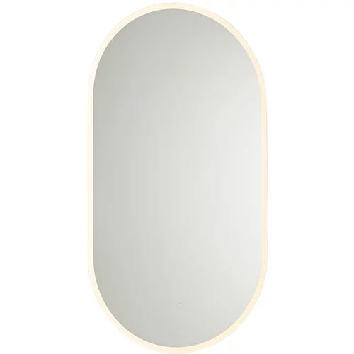 QAZQA Moderno kopalniško ogledalo z LED in zatemnitvijo na dotik - Bouwina